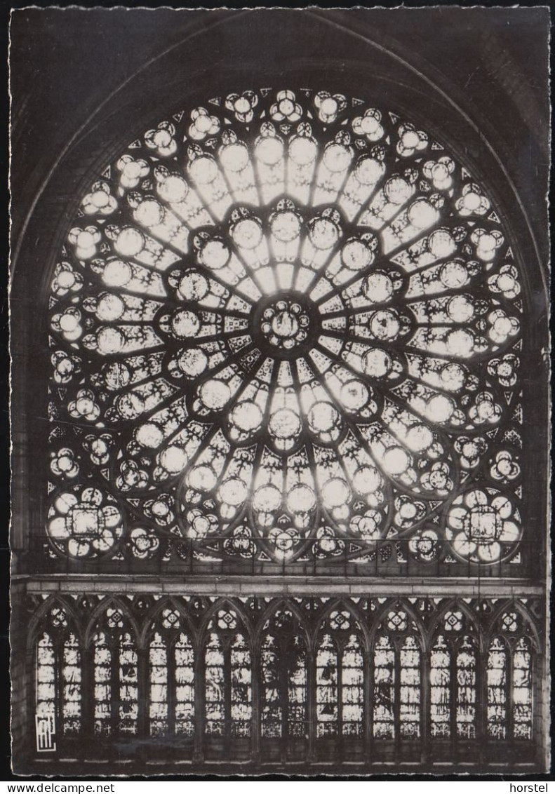 France - Paris - Notre- Dame - Rosette Querschiff Nord - Old View - Notre Dame De Paris