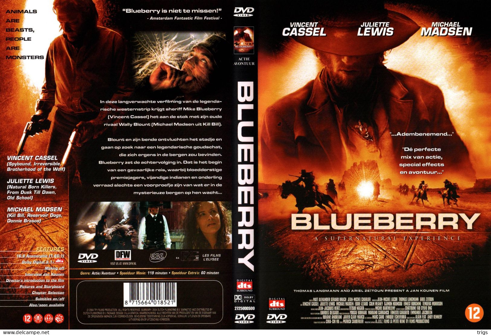 DVD - Blueberry - Oeste/Vaqueros