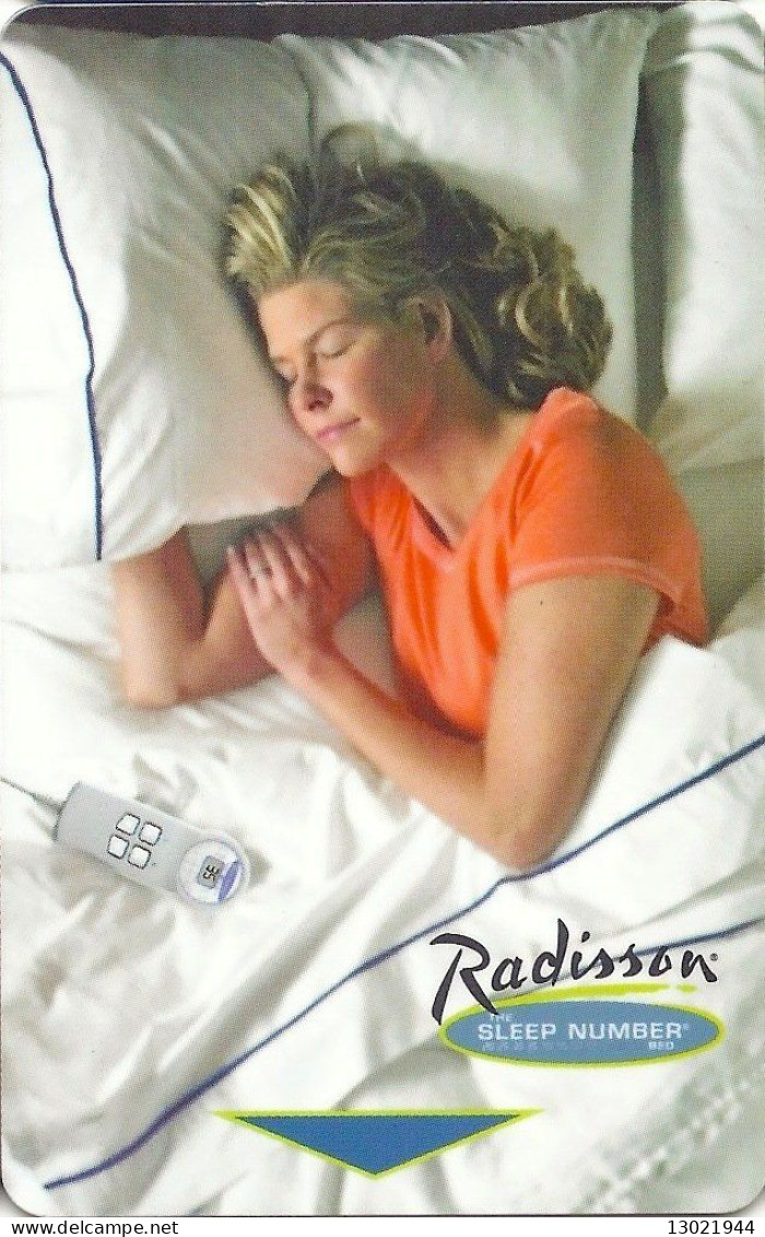 STATI UNITI  KEY HOTEL   Radisson - The Sleep Number - Hotel Keycards