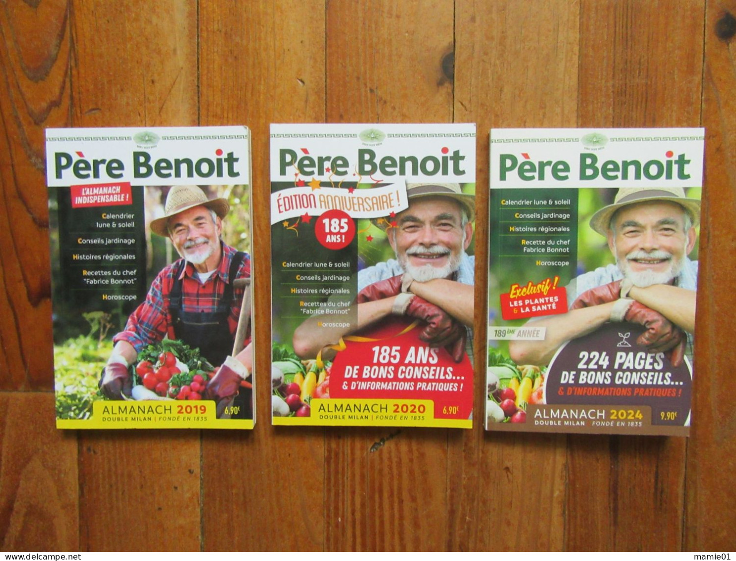 Lot De 3 Petits  Livres Du Père Benoît - Garden