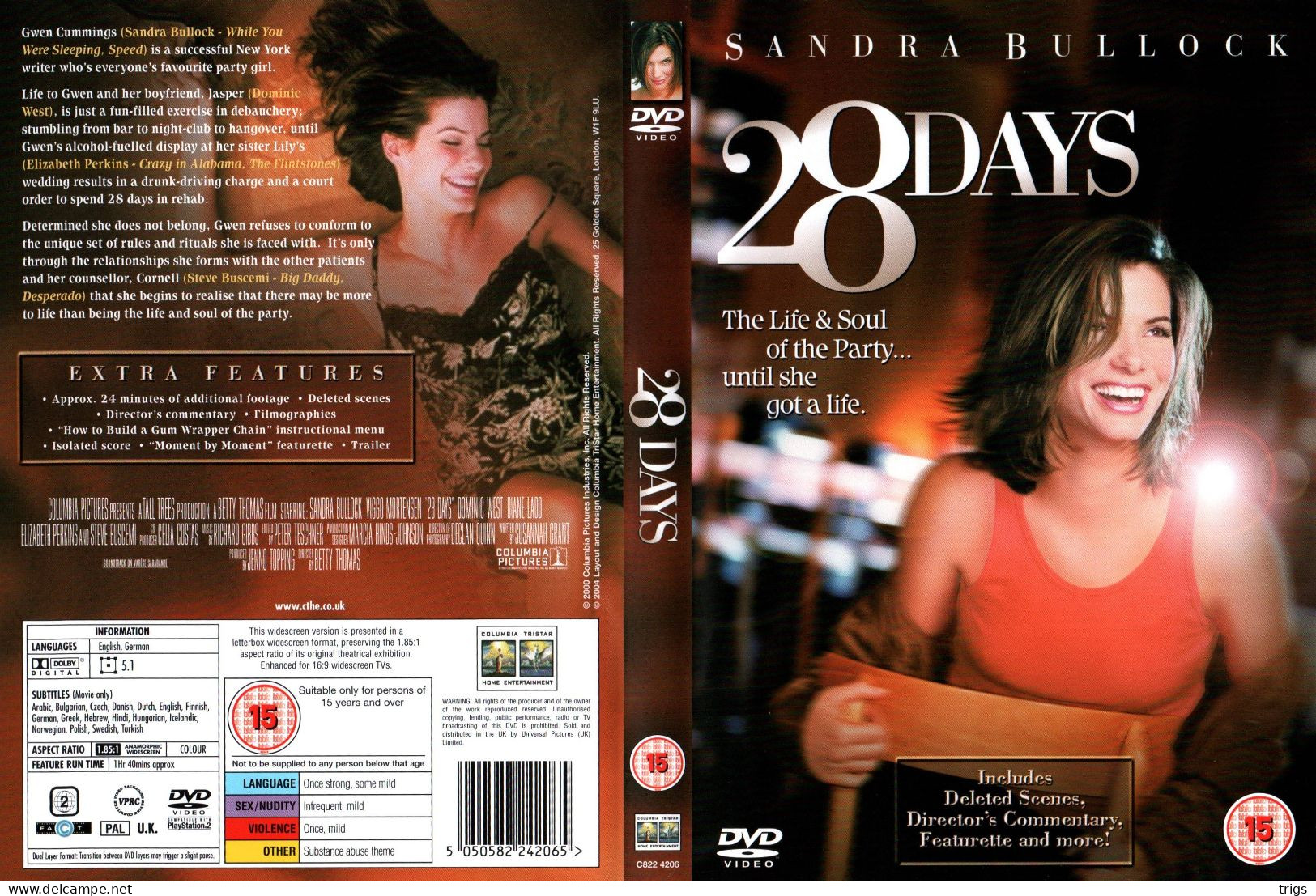 DVD - 28 Days - Cómedia