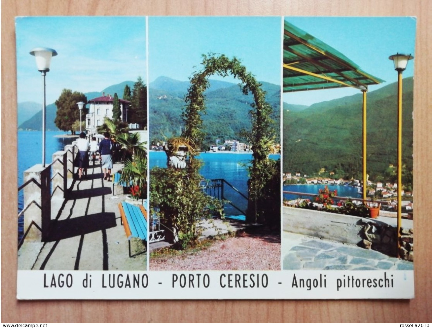 CARTOLINA ITALIA VARESE PORTO CERESIO LAGO LUGANO VEDUTINE 1967 Italy Postcard ITALIEN Ansichtskarten - Varese