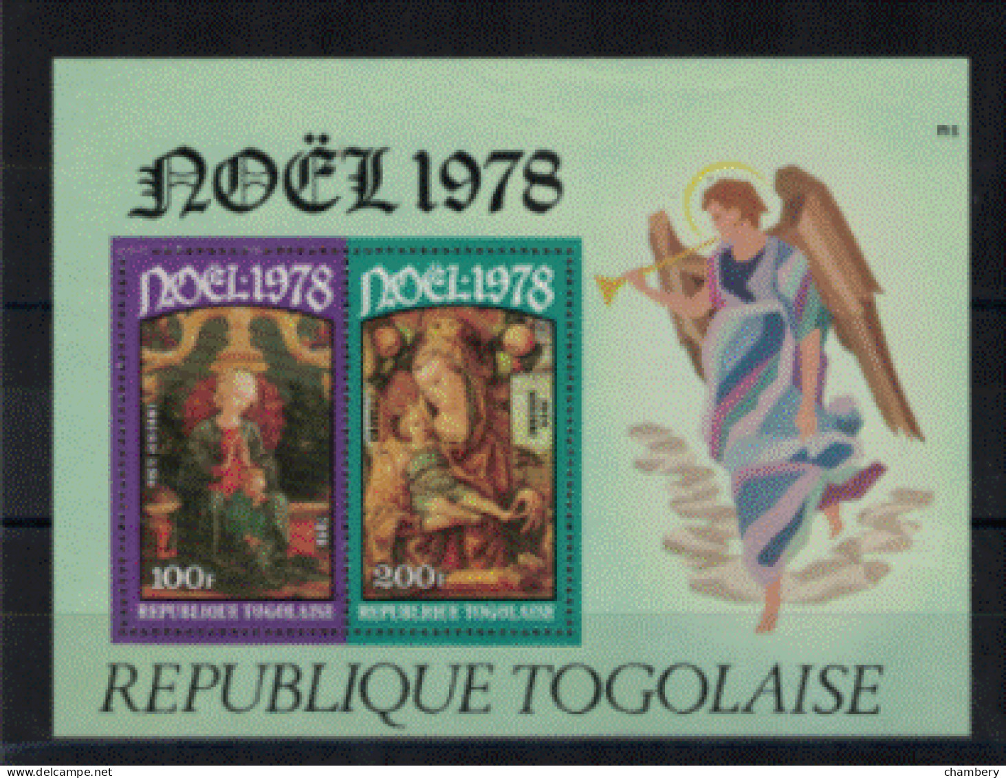 Togo - "Noël - Tableaux" - Bloc 2** N°124 De 1978 - Togo (1960-...)