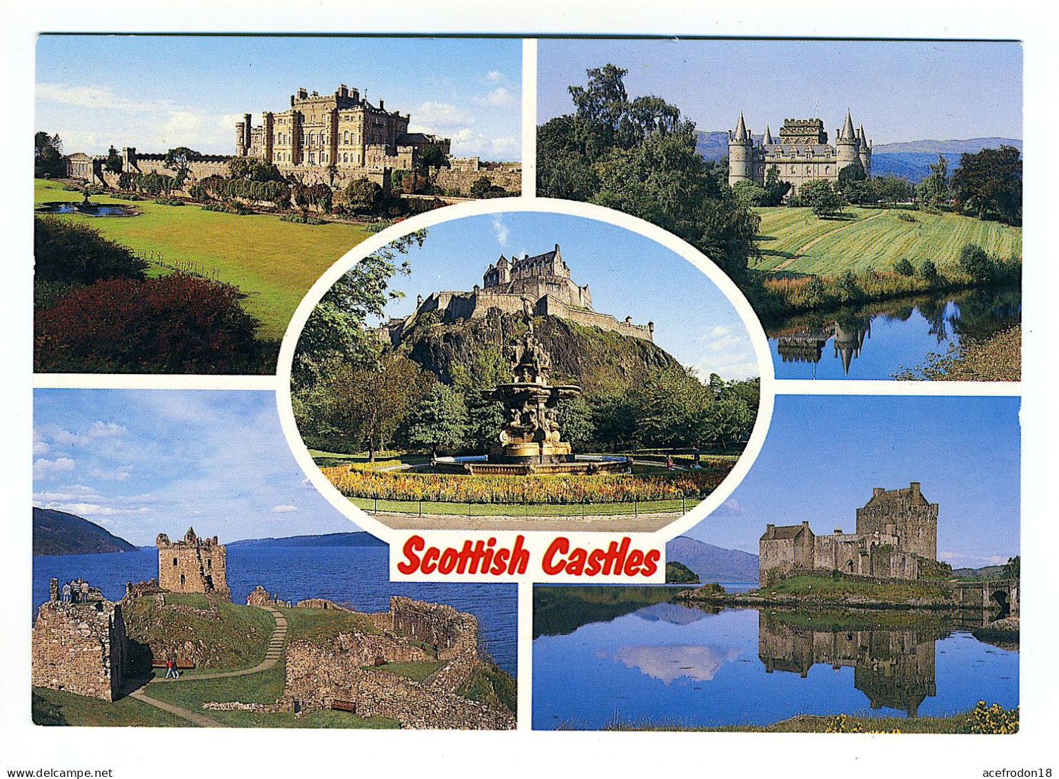 SCOTTISH CASTLES - Culzean - Inveraray - Edinburgh - Urquhart - Eilean Donan - Sonstige & Ohne Zuordnung