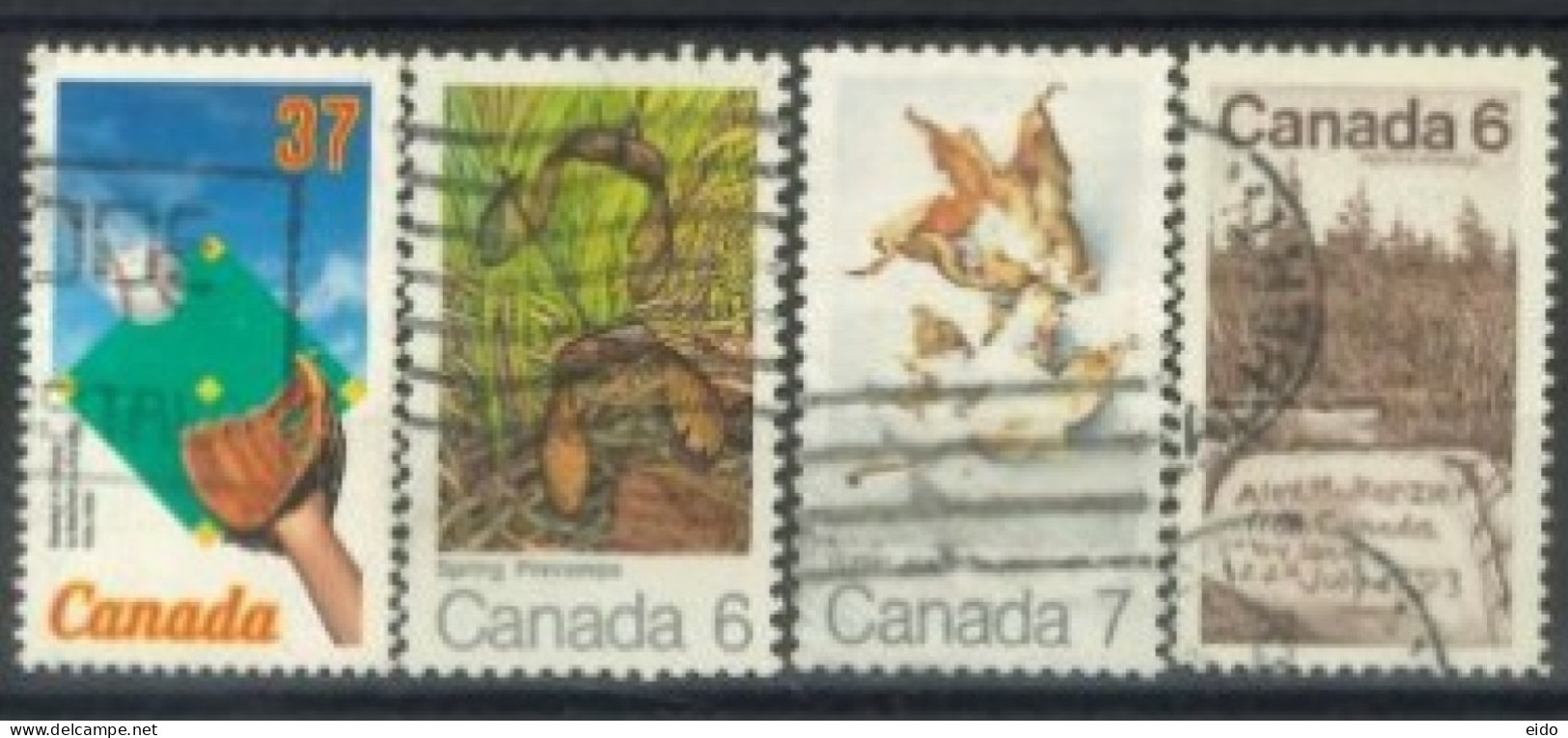 CANADA - 1970/88, DIFFERENT STAMPS SET OF 4, USED. - Gebraucht