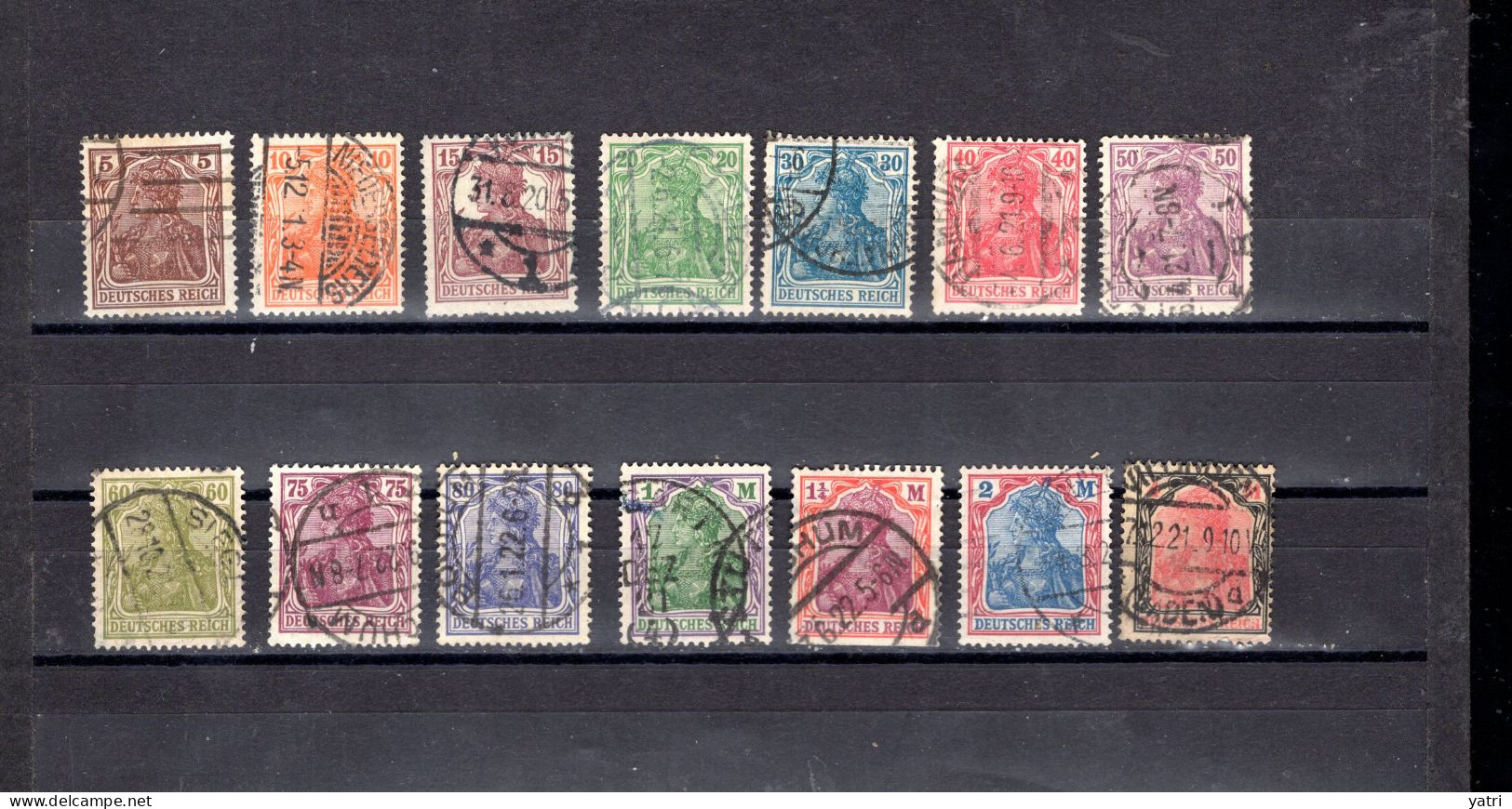 Repubblica Di Weimar (1920/1921) - Mi. 140/153 Ø - Used Stamps