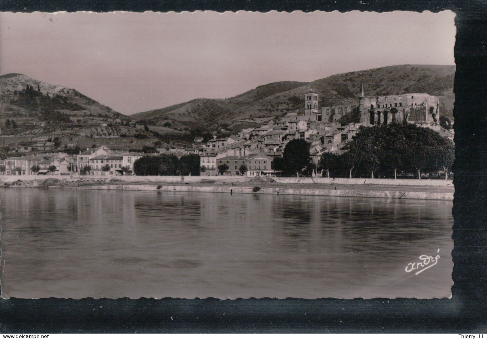 Cpsm 07 La Voulte Sur Rhône Vue Générale Et Le Rhône - La Voulte-sur-Rhône