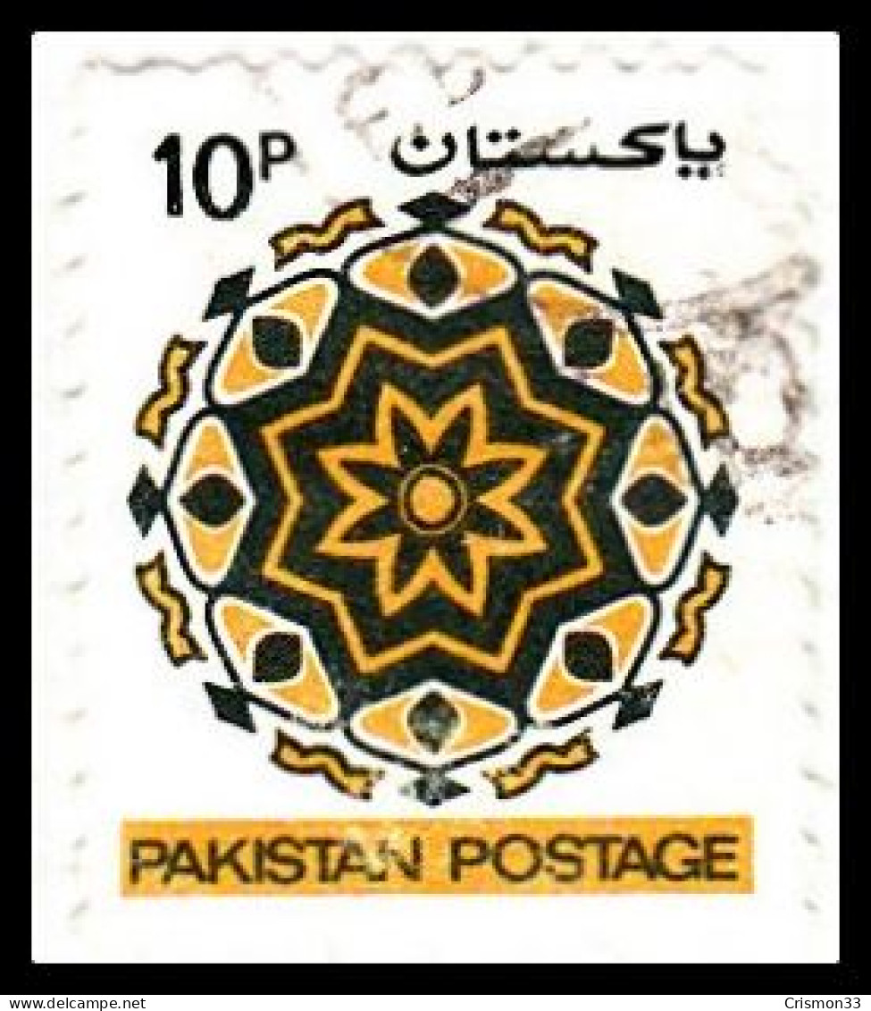 1980 - PAKISTAN - PATRONES FLORALES - YVERT 494 - Pakistán