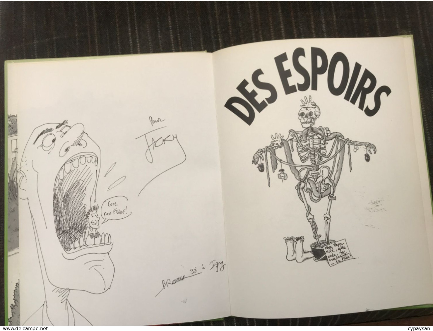 Des Espoirs EO DEDICACE BE Brouck 05/1998 (BI2) - Dédicaces