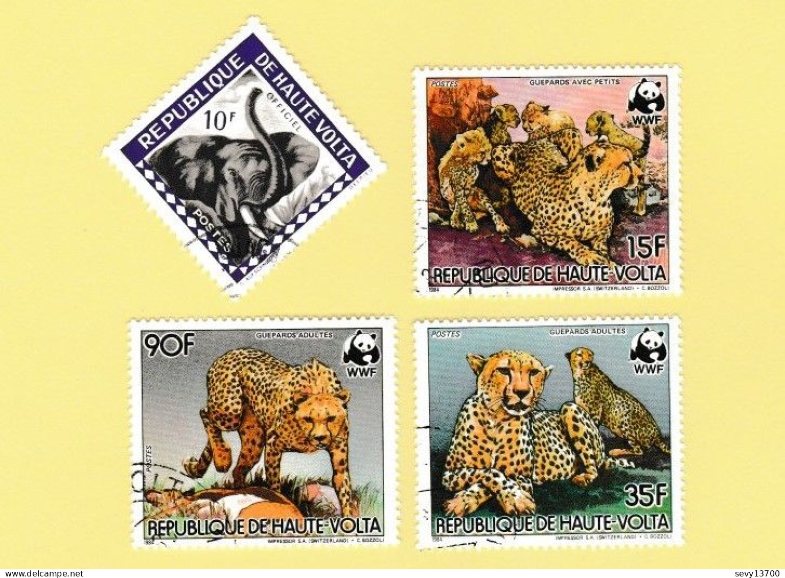 Haute Volta 25 timbres - Mosquée, Cathédrale, Eglise, bateau, Roi Baudouin, Youri Gagarine folklore, masques, animaux