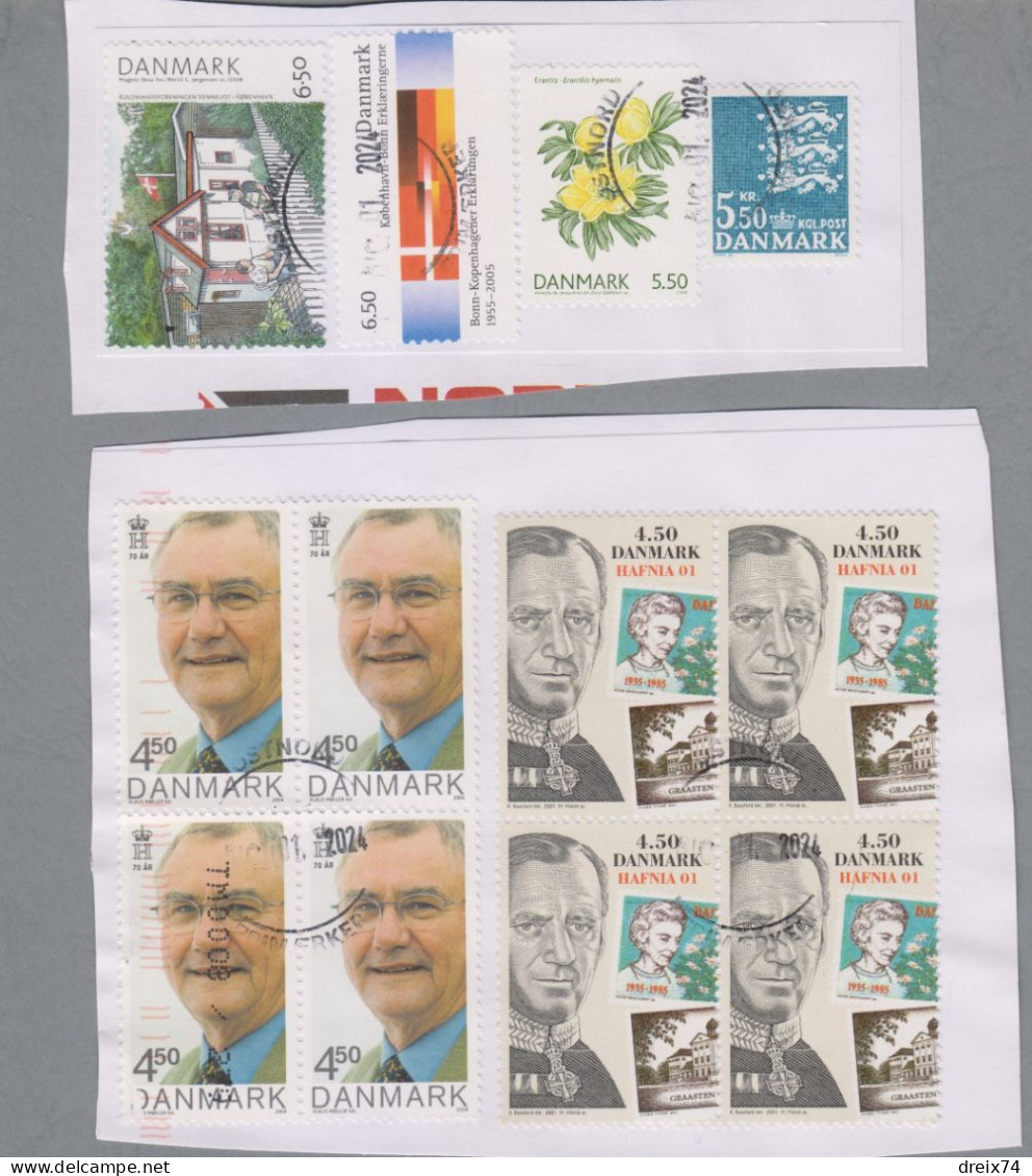 #172 DANEMARK - Lot De Timbres Oblitérés Récents - Used Stamps
