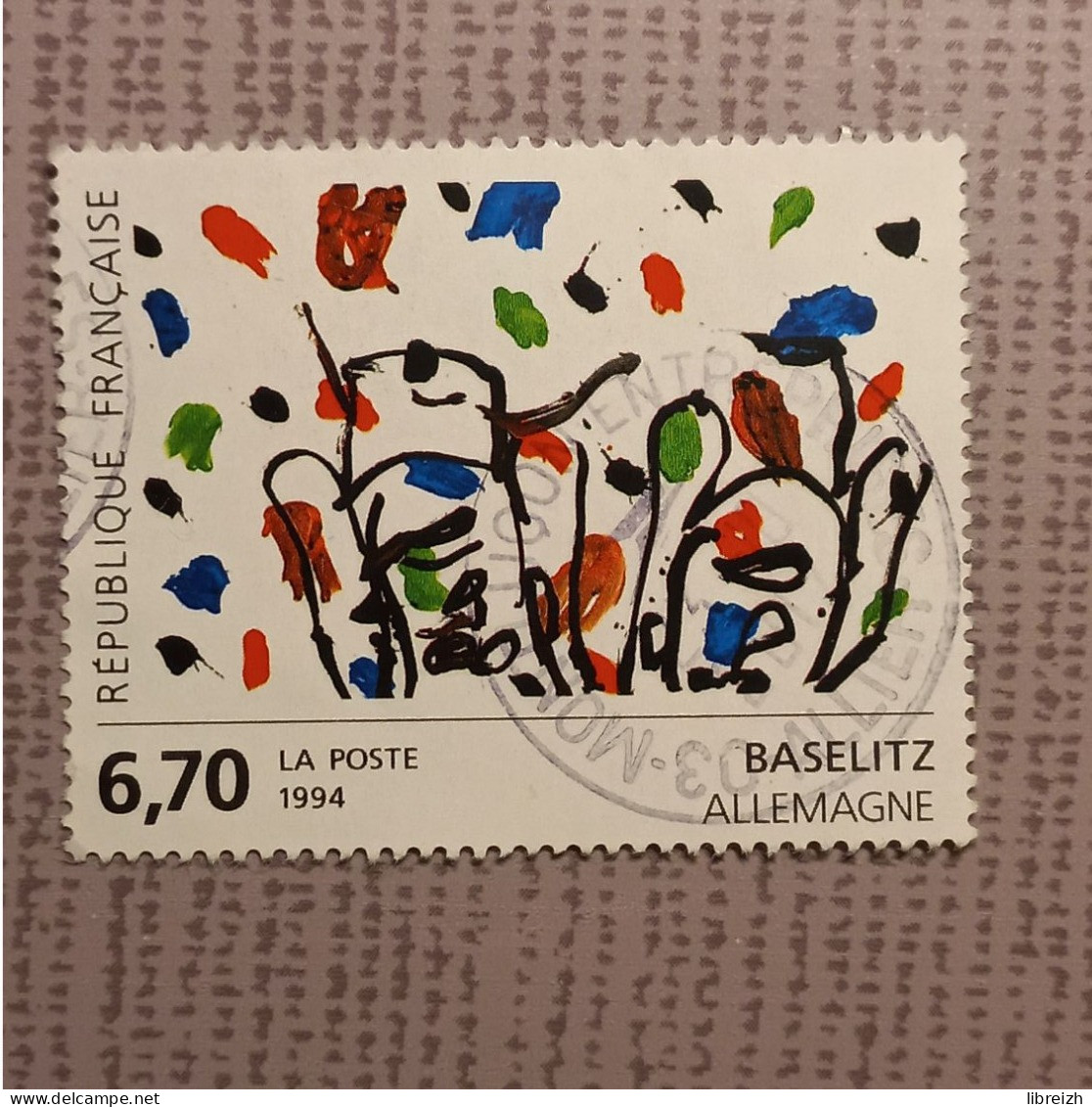 Baselitz   N° 2914  Année 1994 - Used Stamps