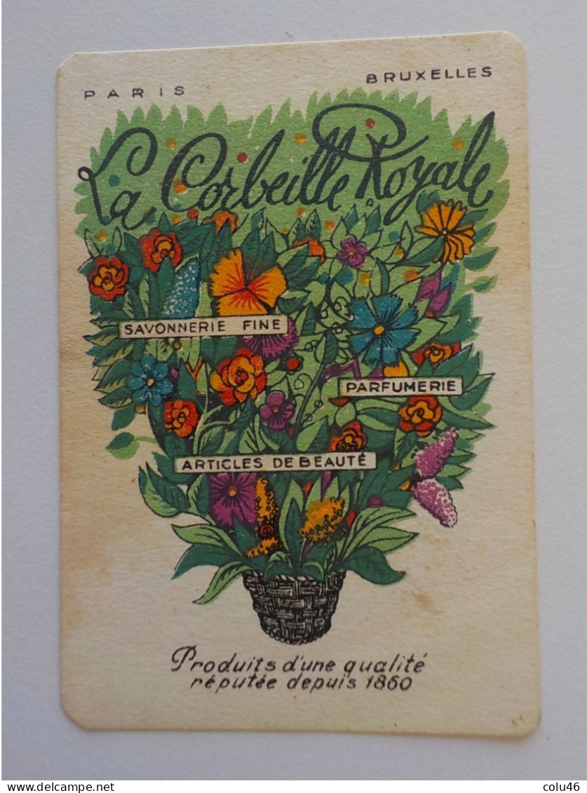 Carte Parfumée Ancienne La Corbeille Royale - Antiguas (hasta 1960)
