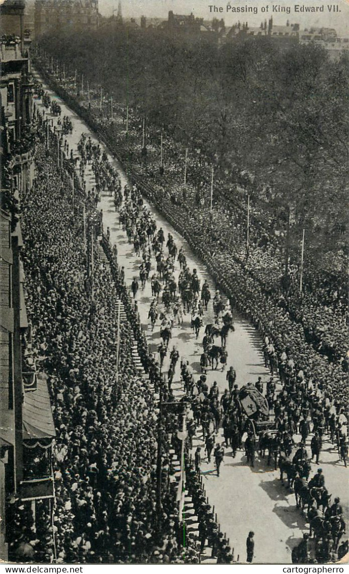 British Royalty Funeral Parade Procession For King Edward VII - Royal Families