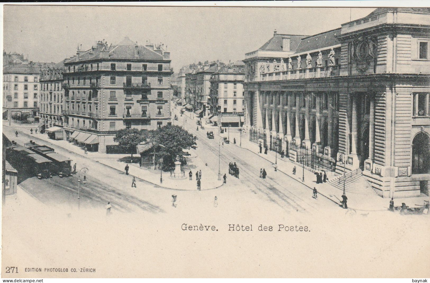 GENEVE182 --   GENEVE   --  HOTEL DES POSTES - Genève
