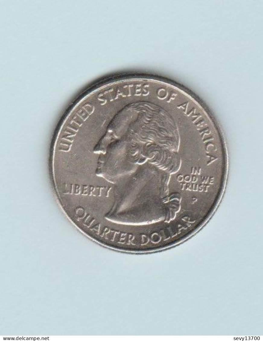 USA - Etats Unis 6 Quarter Dollar (1/4 DOLLAR) 2001 2002 2003 New York Caroline Du Nord Alabama Arkansas Texas Wisconsin - 1999-2009: State Quarters