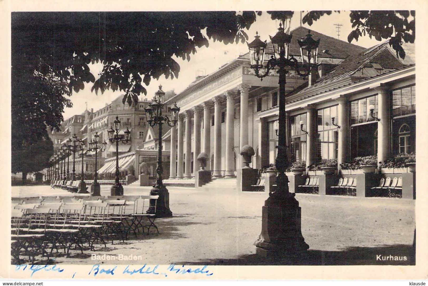 Baden Baden - Kurhaus Gel.1942 - Baden-Baden