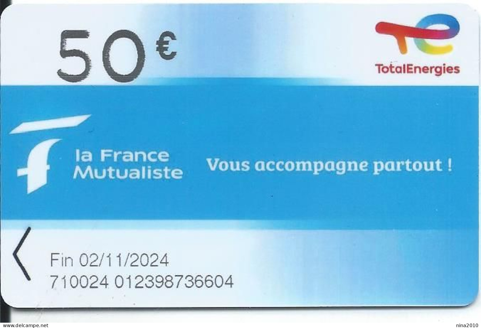 Carte Cadeau - Total 50 €  - Voir Description -  GIFT CARD /GESCHENKKARTE - Cartes Cadeaux