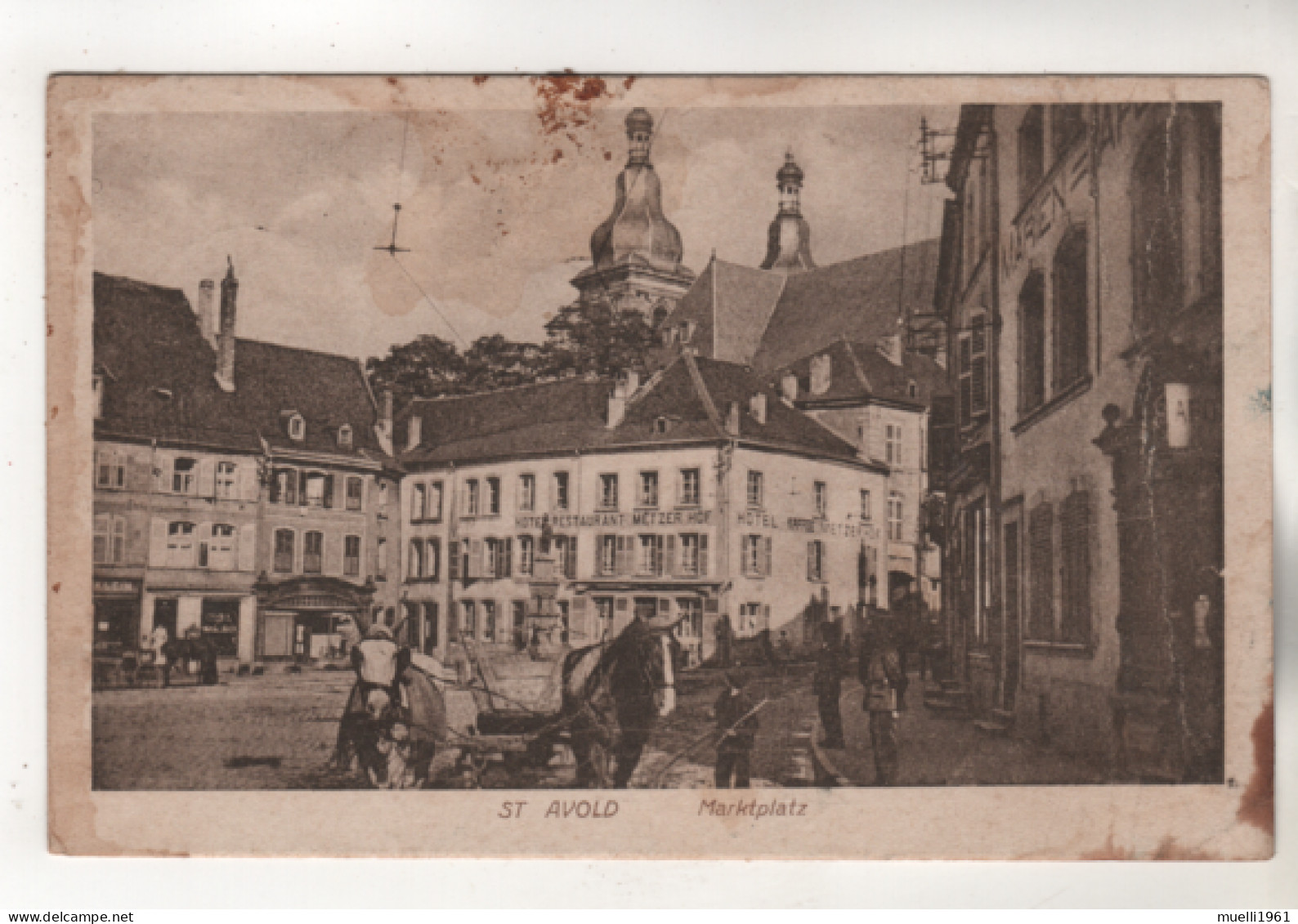 +1821, WK I, Feldpost, Frankreich > [57] Moselle > Saint-Avold - Saint-Avold