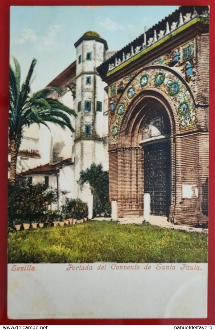 CPA Non Circulée - ESPAÑA, SEVILLA - PORTADA DEL CONVENTO DE SANTA PAULA - Sevilla