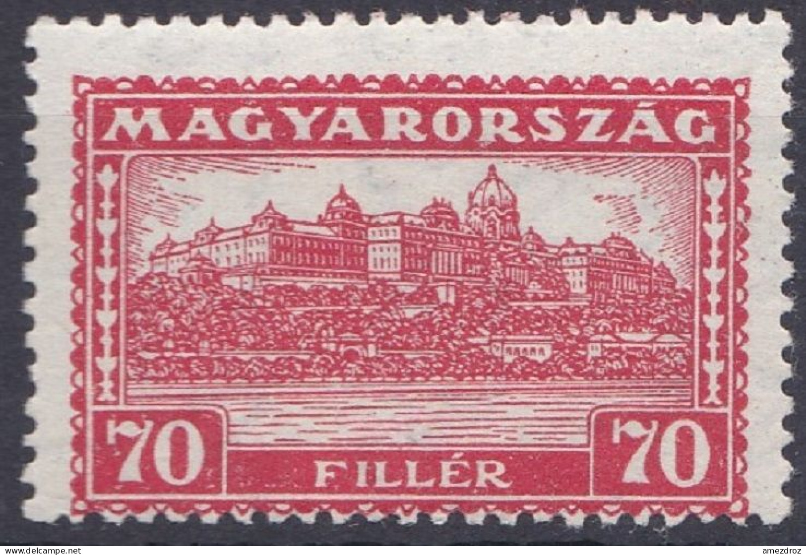 Hongrie 1927 Mi 426 MH Léger Palais Du Parlement (A8) - Unused Stamps