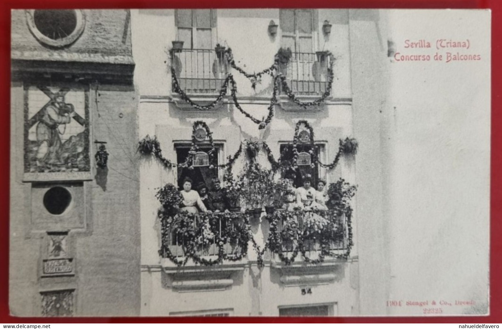 CPA Non Circulée - ESPAÑA, SEVILLA, TRIANA, CONCURSO DE BALCONES - Sevilla