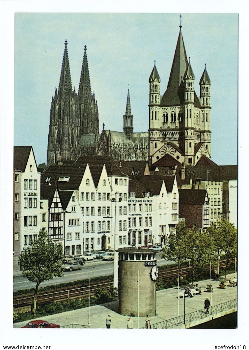 KÖLN AM RHEIN - Rheinufer Mit Dom Und Gross St.-Martin - Köln