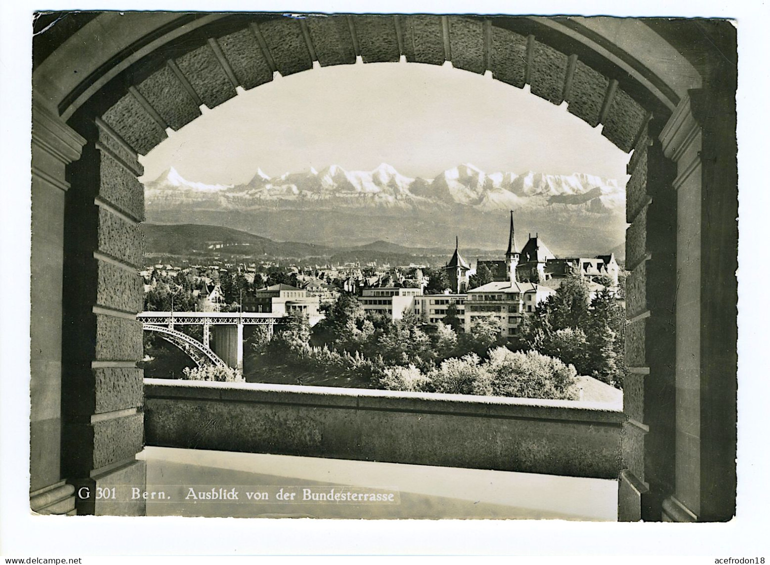 BERN - Ausblick Von Der Bundesterrasse - Berna