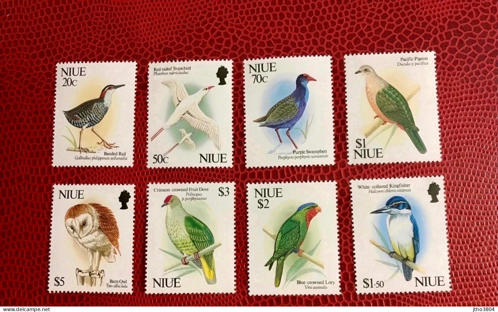 NIUE 1992 8v Neuf MNH ** Mi 782 / 789 Pájaro Bird Pássaro Vogel Ucello Oiseau - Otros & Sin Clasificación