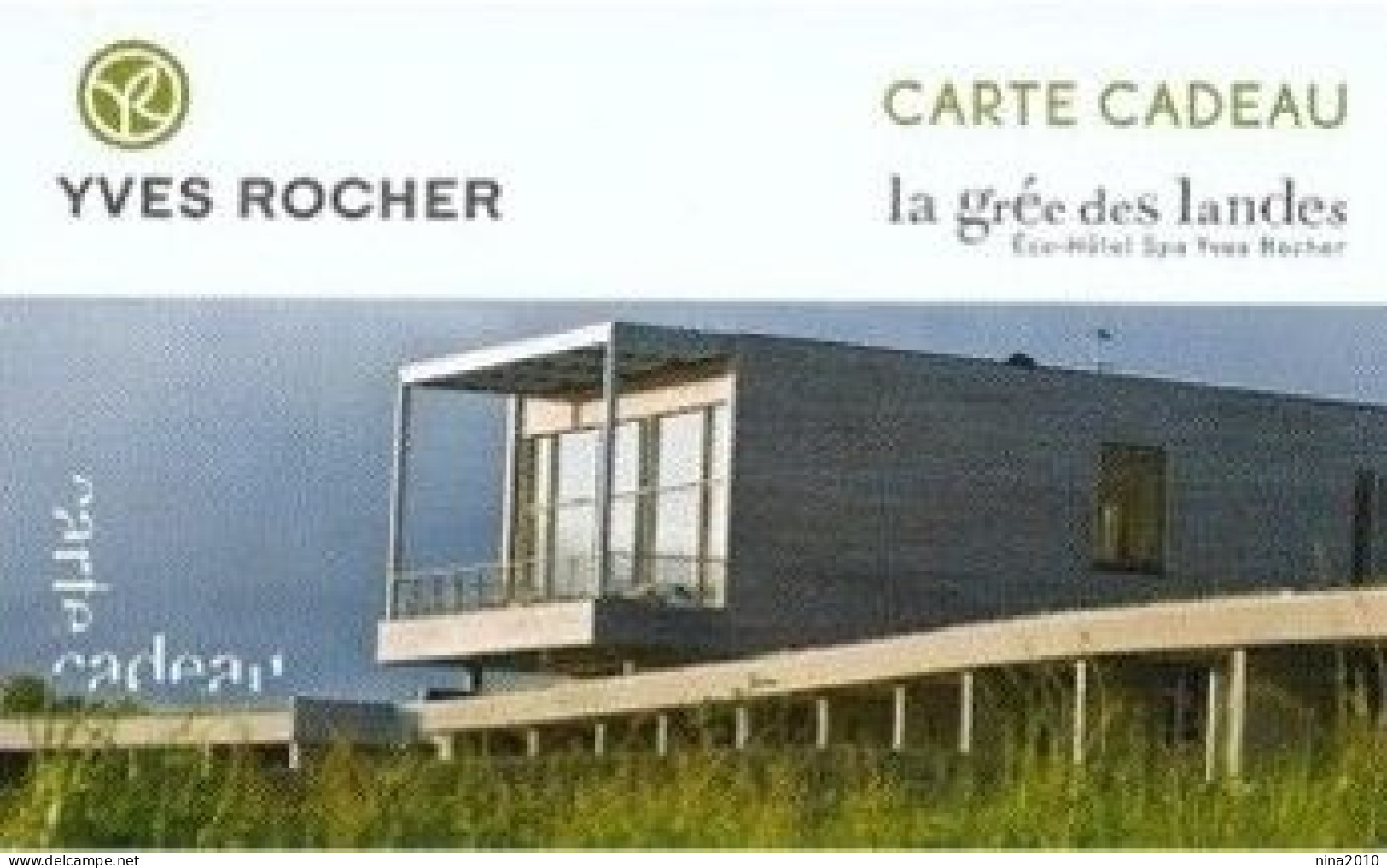 Carte Cadeau - Yves Rocher - Voir Description -  GIFT CARD /GESCHENKKARTE - Tarjetas De Regalo