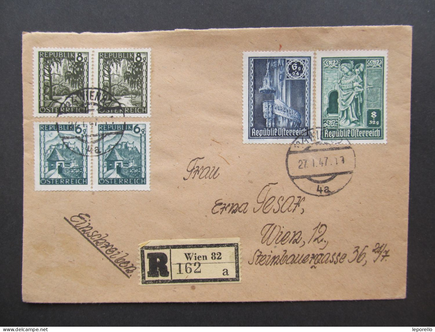 BRIEF Wien 82 - Wien 12 1947 // D*59498 - Storia Postale