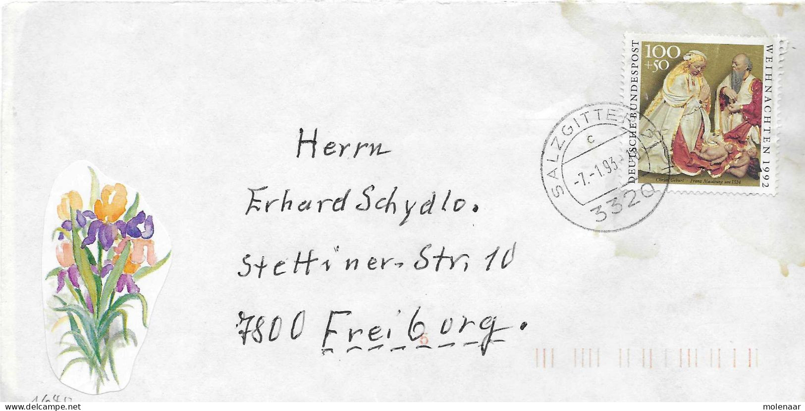 Postzegels > Europa > Duitsland > West-Duitsland > 1990-1999 > Brief Met No. 1640 (17292) - Cartas & Documentos