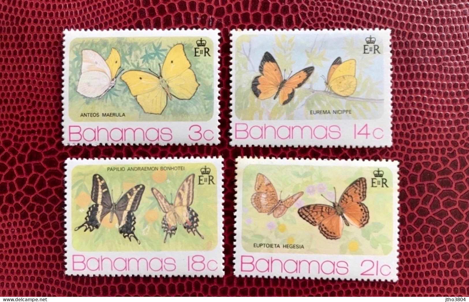 BAHAMAS 1975 4v Neuf MNH ** YT 358 /61 Mi  Mariposa Butterfly Borboleta Schmetterling Farfalla - Butterflies