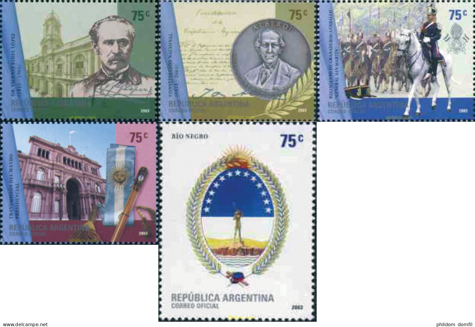 132705 MNH ARGENTINA 2003 ANIVERSARIOS - Unused Stamps