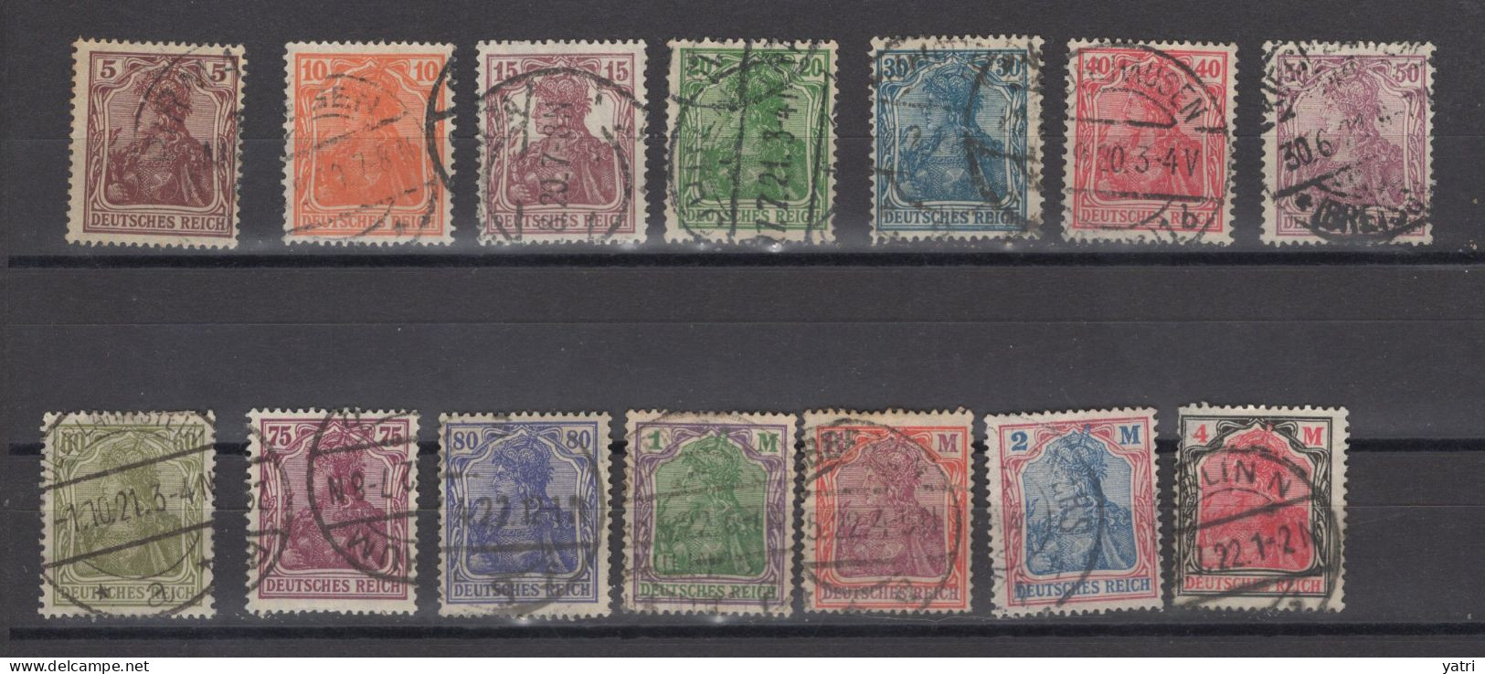 Repubblica Di Weimar (1920/1921) - Mi. 140/153 Ø - Used Stamps