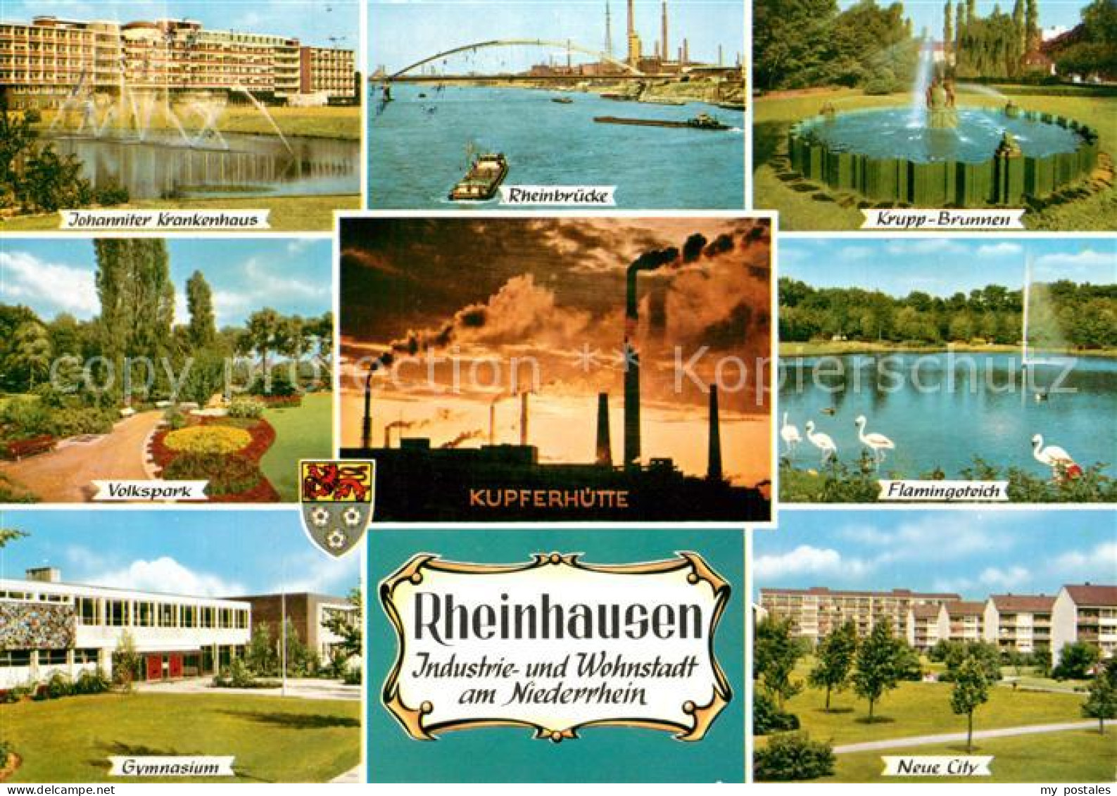 73260066 Rheinhausen Duisburg Kupferhuette Johanniter Krankenhaus Krupp-Brunnen  - Duisburg