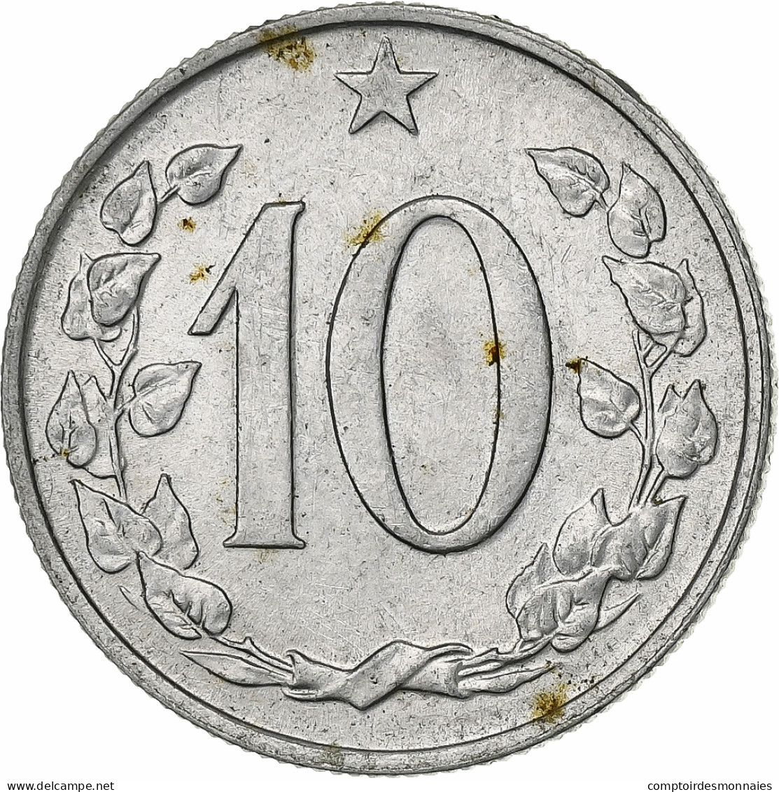 Tchécoslovaquie, 10 Haleru, 1969, Aluminium, TTB, KM:49.1 - Cecoslovacchia