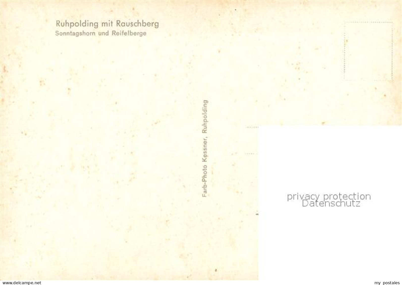 73260043 Ruhpolding Rauschberg Sonntagshorn Reifelberge Ruhpolding - Ruhpolding