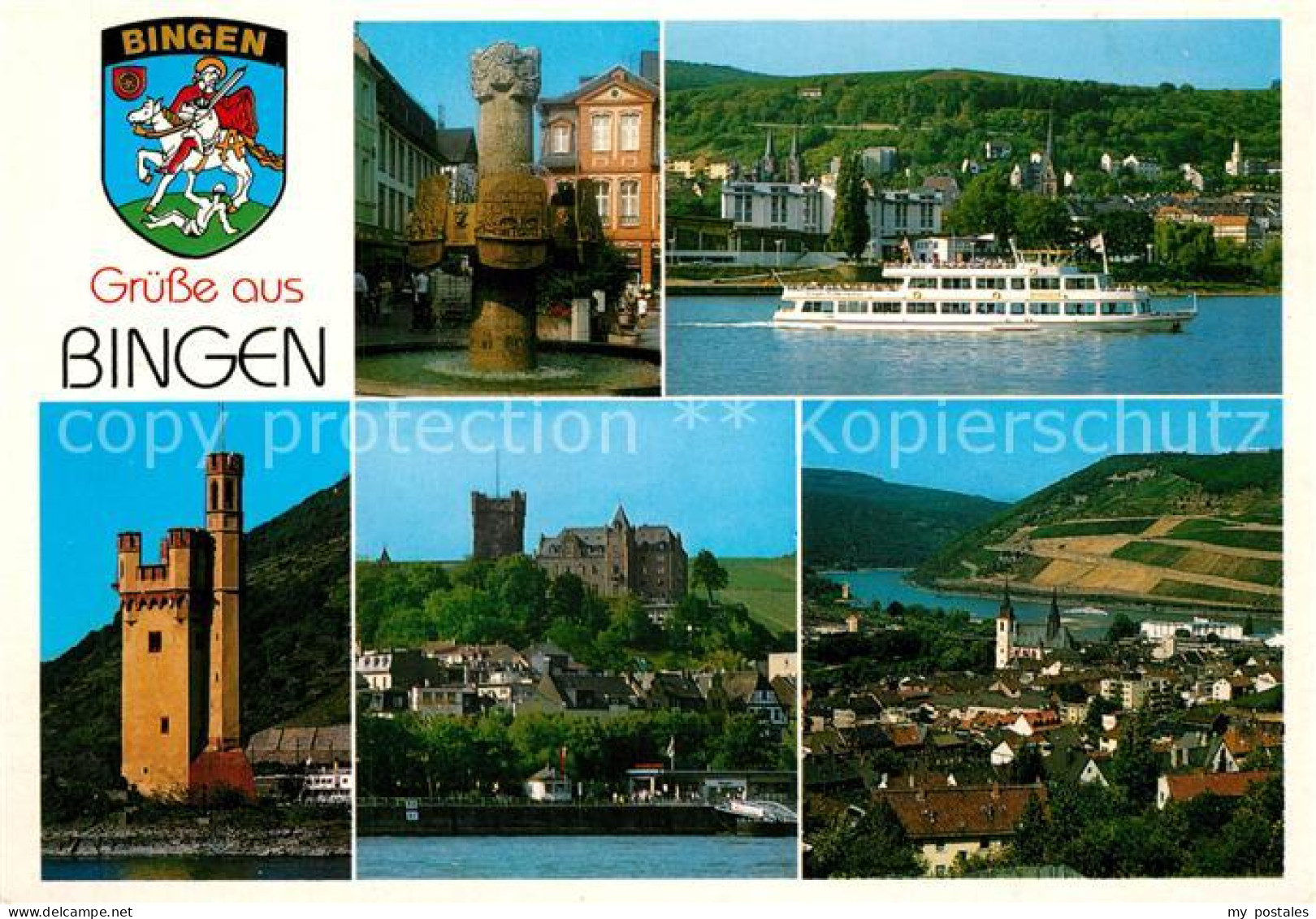 73259973 Bingen Rhein Schloss Schiff Bingen Rhein - Bingen