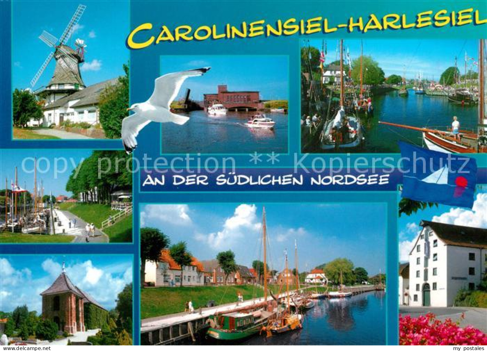 73259936 Carolinensiel-Harlesiel Ostfriesland Windmuehle Hafen  Carolinensiel-Ha - Wittmund