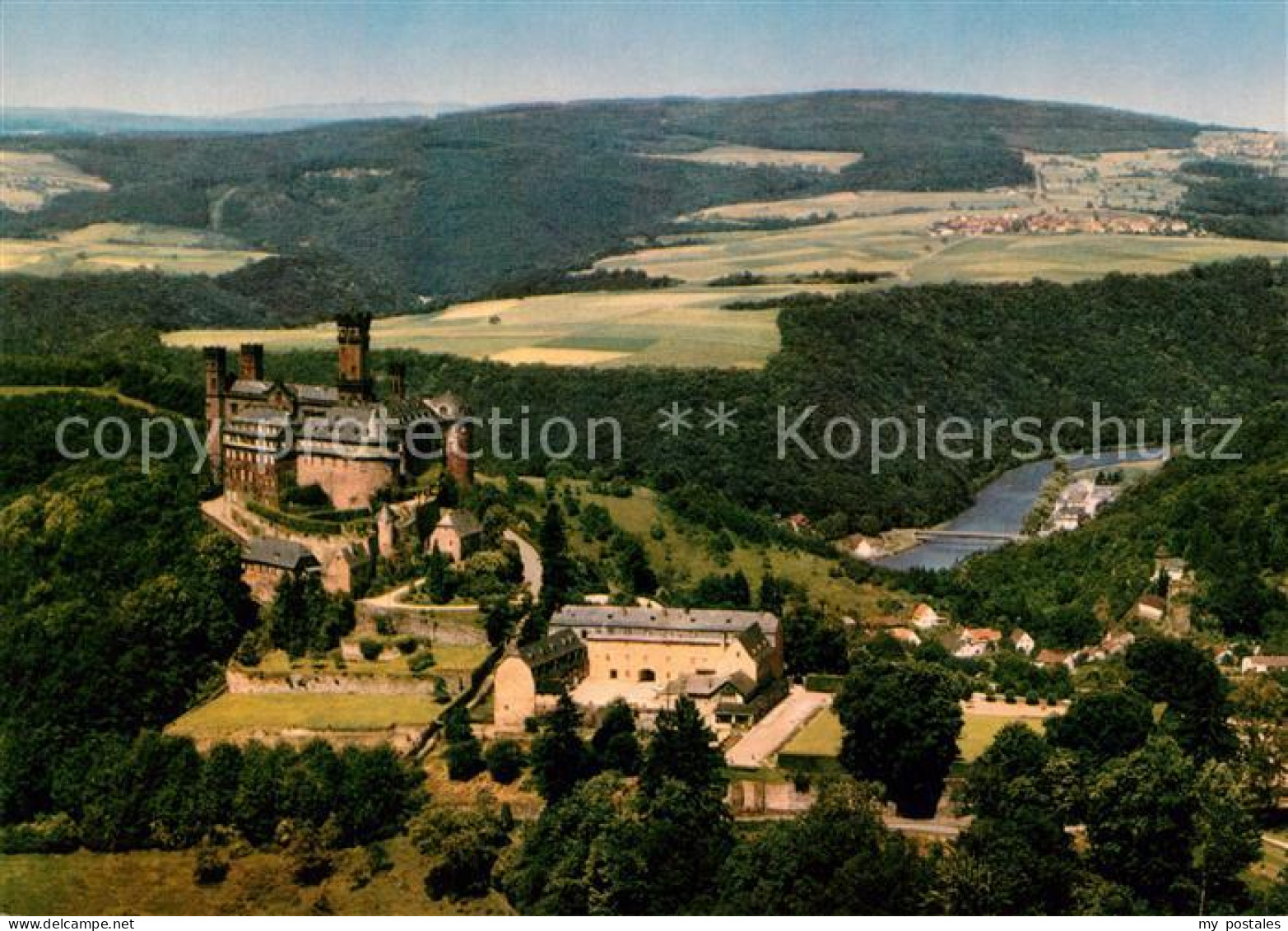 73259411 Schaumburg Diez Fliegeraufnahme Schloss Hotel Waldecker Hof Schaumburg  - Diez