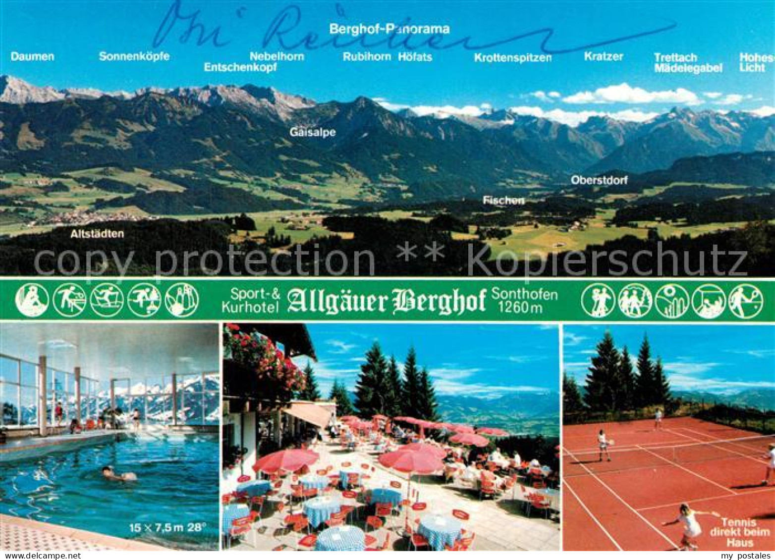 73259357 Sonthofen Oberallgaeu Allgaeuer Berghof Krottenspitzen Trettach Kratzer - Sonthofen