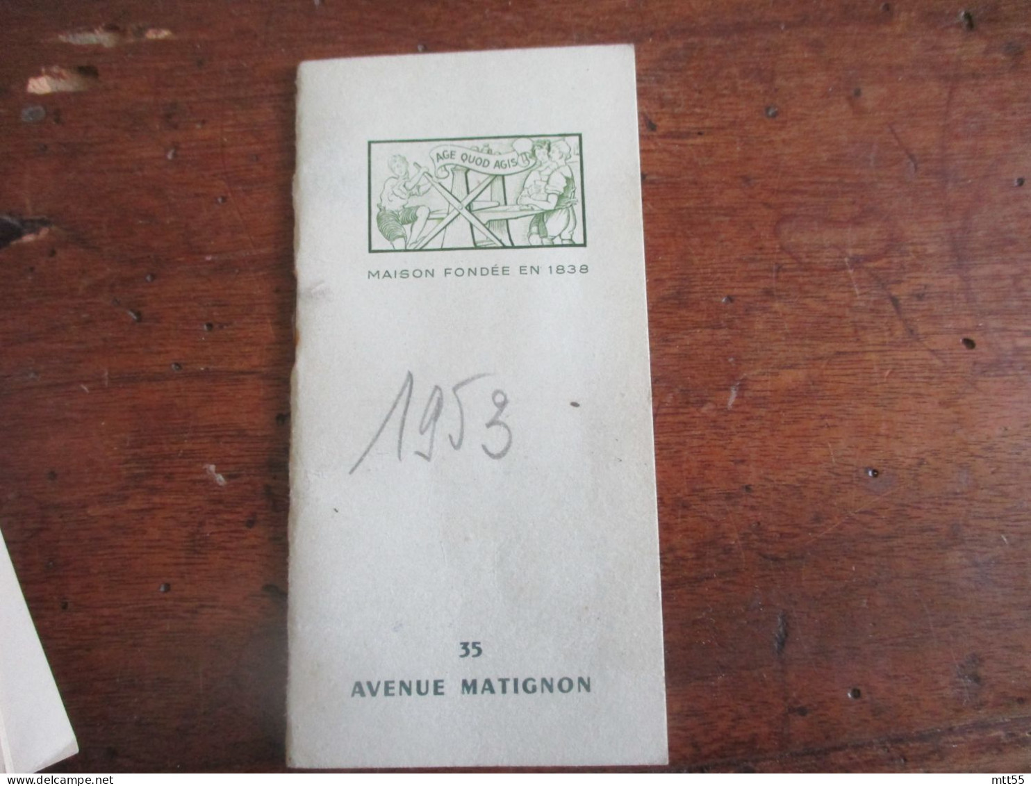 1953 CALENDRIER ALMANACH PETIT FORMAT SCHNEIDER MAITRE IMPRIMEUR  AV MATIGNON - Petit Format : 1941-60