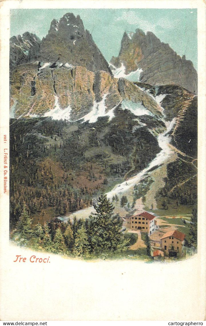 Italy Postcard Catena Delle Tre Croci - Autres & Non Classés