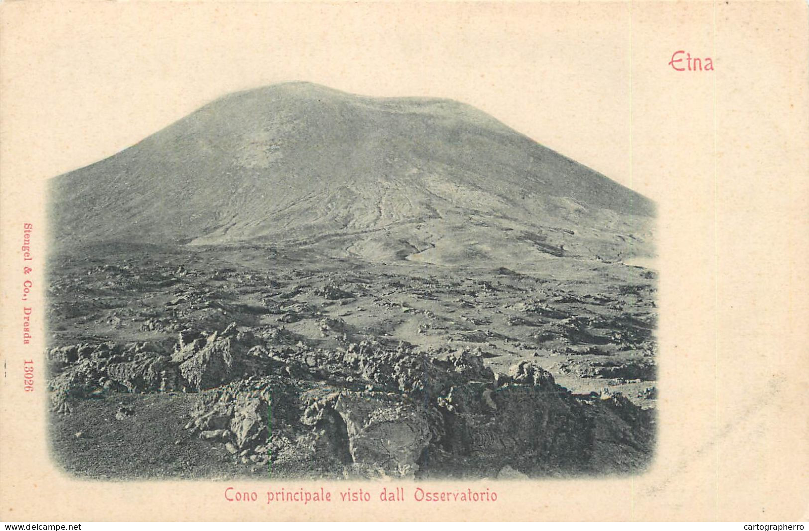 Italy Postcard Etna Mountain - Enna