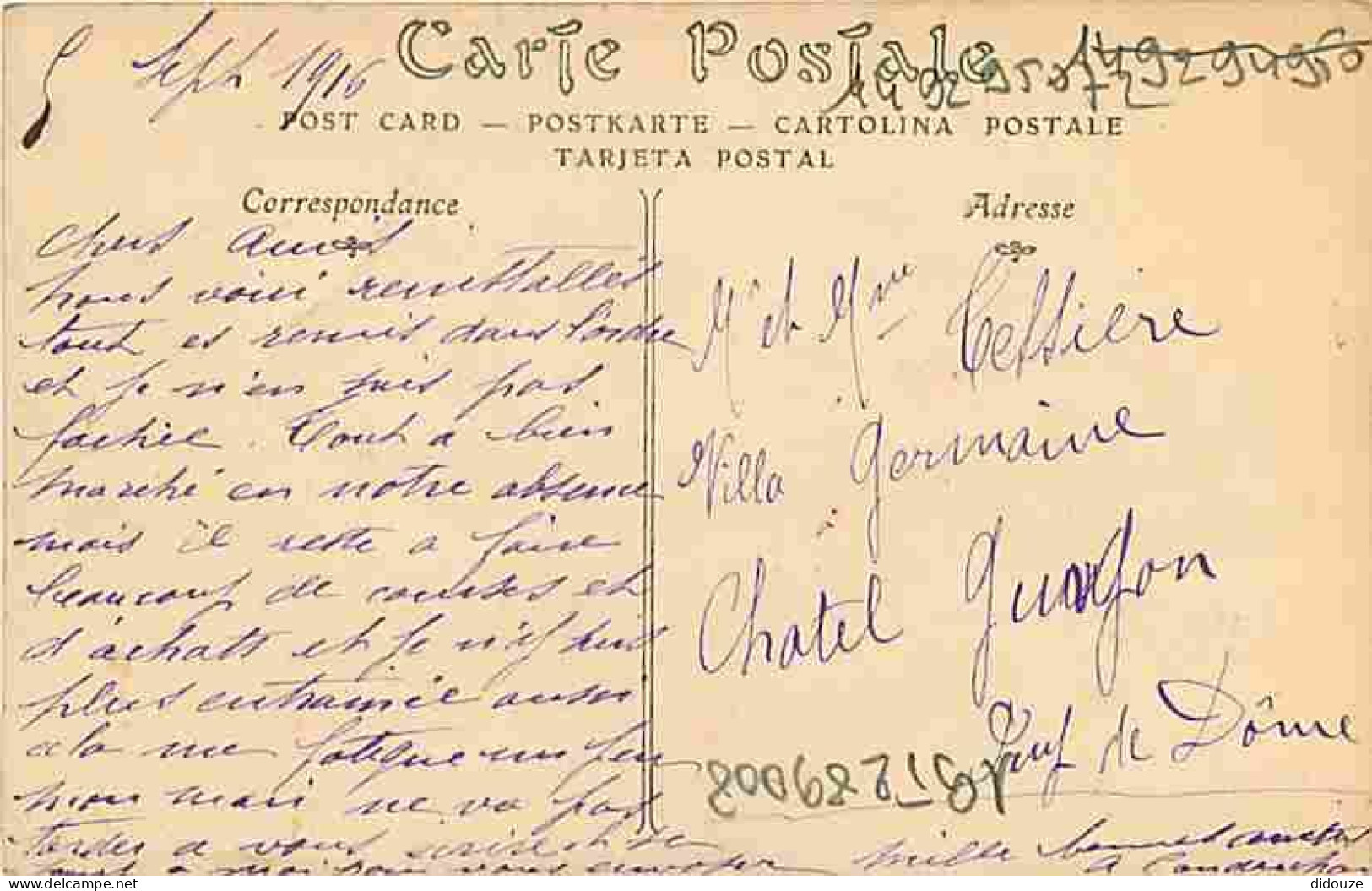 92 - Sèvres - Vue Générale De La Manufacture De Porcelaine - Correspondance - Voyagée En 1916 - CPA - Voir Scans Recto-V - Sevres