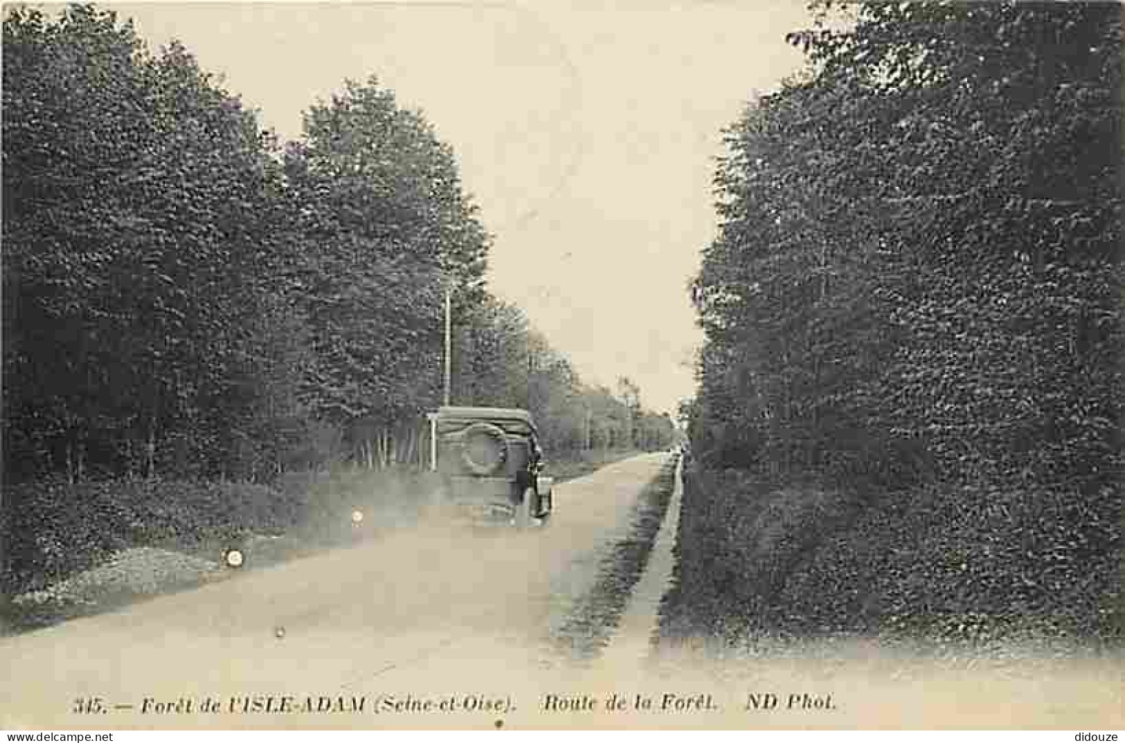 95 - L'Isle D'Adam - Route De La Foret - Automobile - CPA - Voir Scans Recto-Verso - L'Isle Adam
