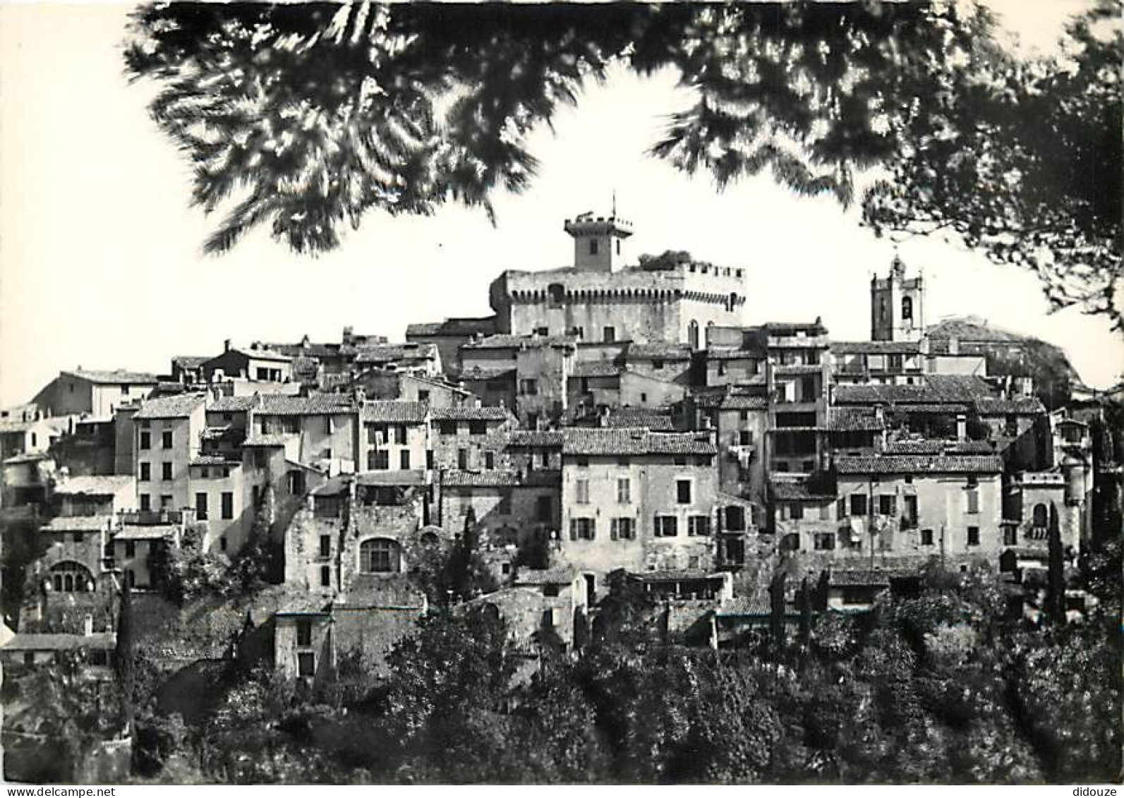 06 - Cagnes Sur Mer - Vue Générale - Le Vieux Cagnes - Le Château Des Grimaldi - Mention Photographie Véritable - Carte  - Cagnes-sur-Mer