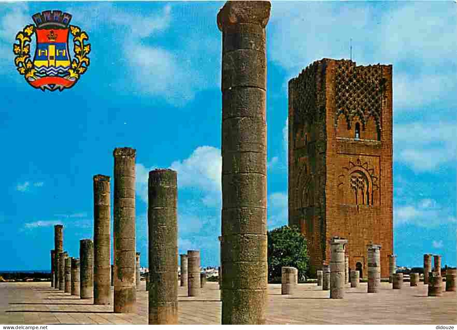 Maroc - Rabat - Armoiries De La Ville Et La Tour Hassan - Blasons - Carte Neuve - CPM - Voir Scans Recto-Verso - Rabat