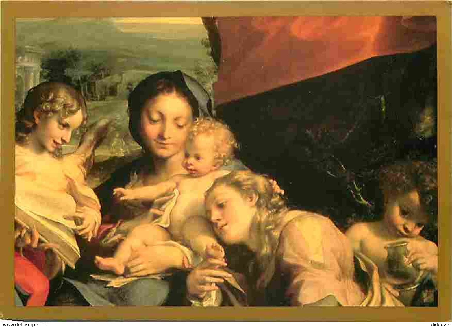 Art - Peinture Religieuse - Parma - Galleria Nazionale - Correggio - Particolare Da La Madonna Del San Gerolamo - Carte  - Paintings, Stained Glasses & Statues